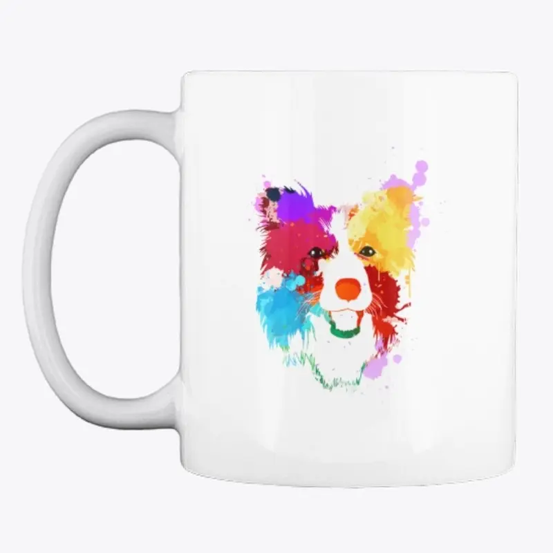 One Colorful Dog